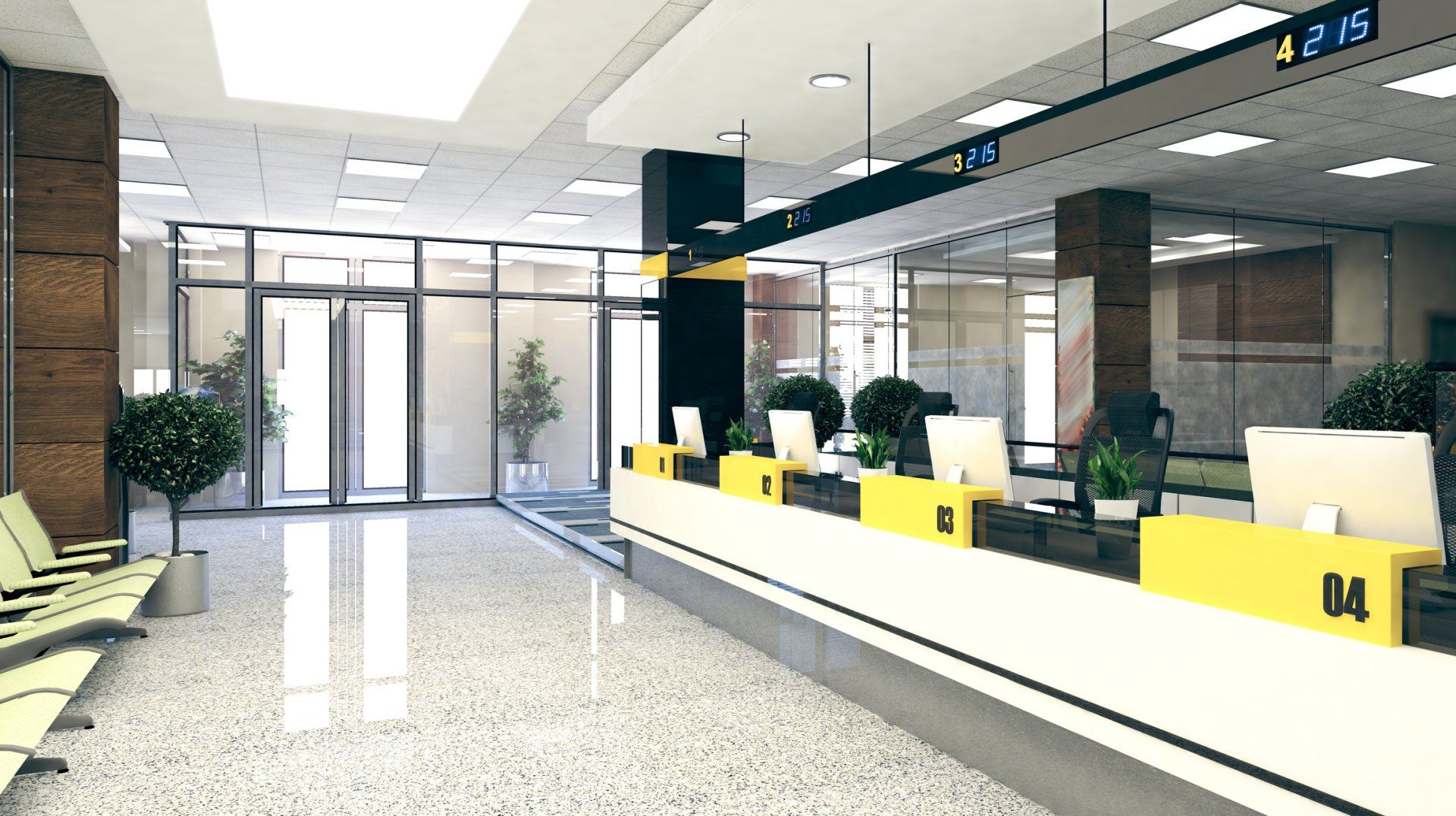 Commercial Glass Services Picture of Commercial Glass Partition Wall in Arkansas