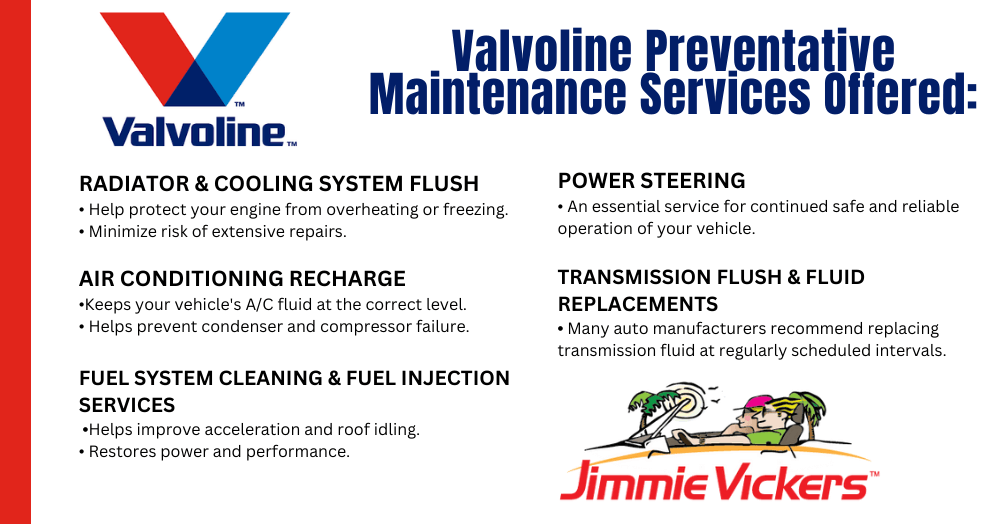 Maintenance Services Special | Jimmie Vickers Tire & Auto Repair