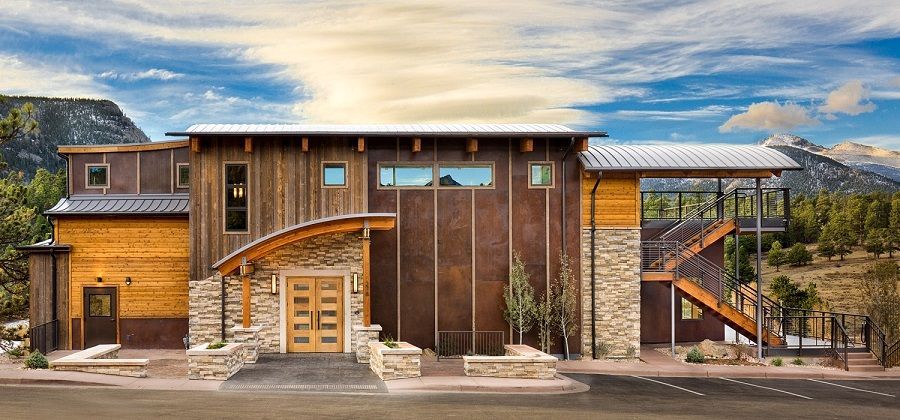 Commercial roofing project on Skyview Event Center by CCG Roofing & Project Management in Estes Park, CO