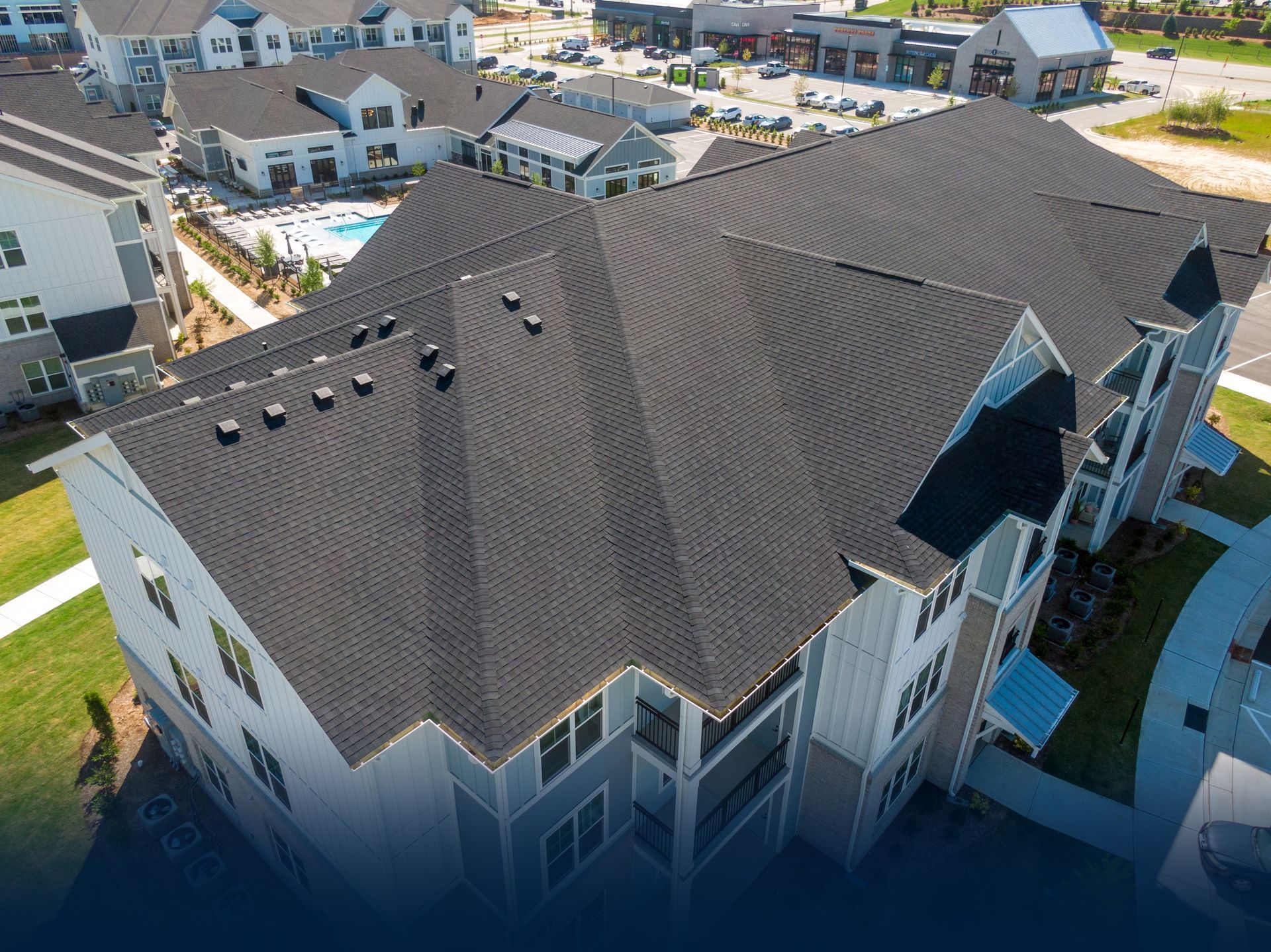 Multifamily commercial roofing installation by CCG Roofing & Project Management