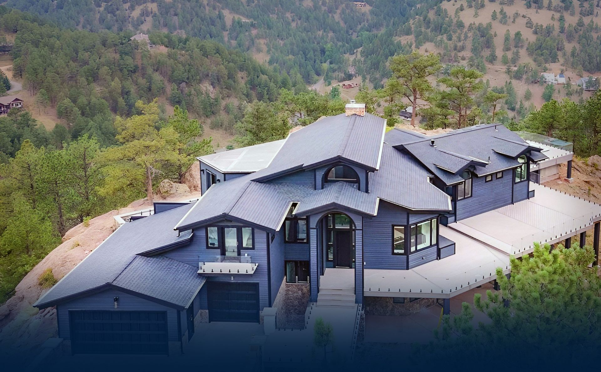 Residential roof installation on a house in Boulder, CO by CCG Roofing & Project Management