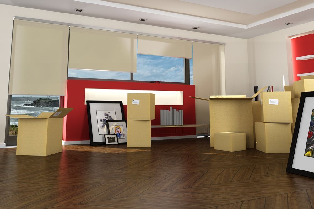 A Room With a Lot of Cardboard Boxes on the Floor — A-Team Delivery Services Pty Ltd in Maitland, NSW