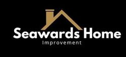 A black and white logo for Seawards Home Improvement LLC.