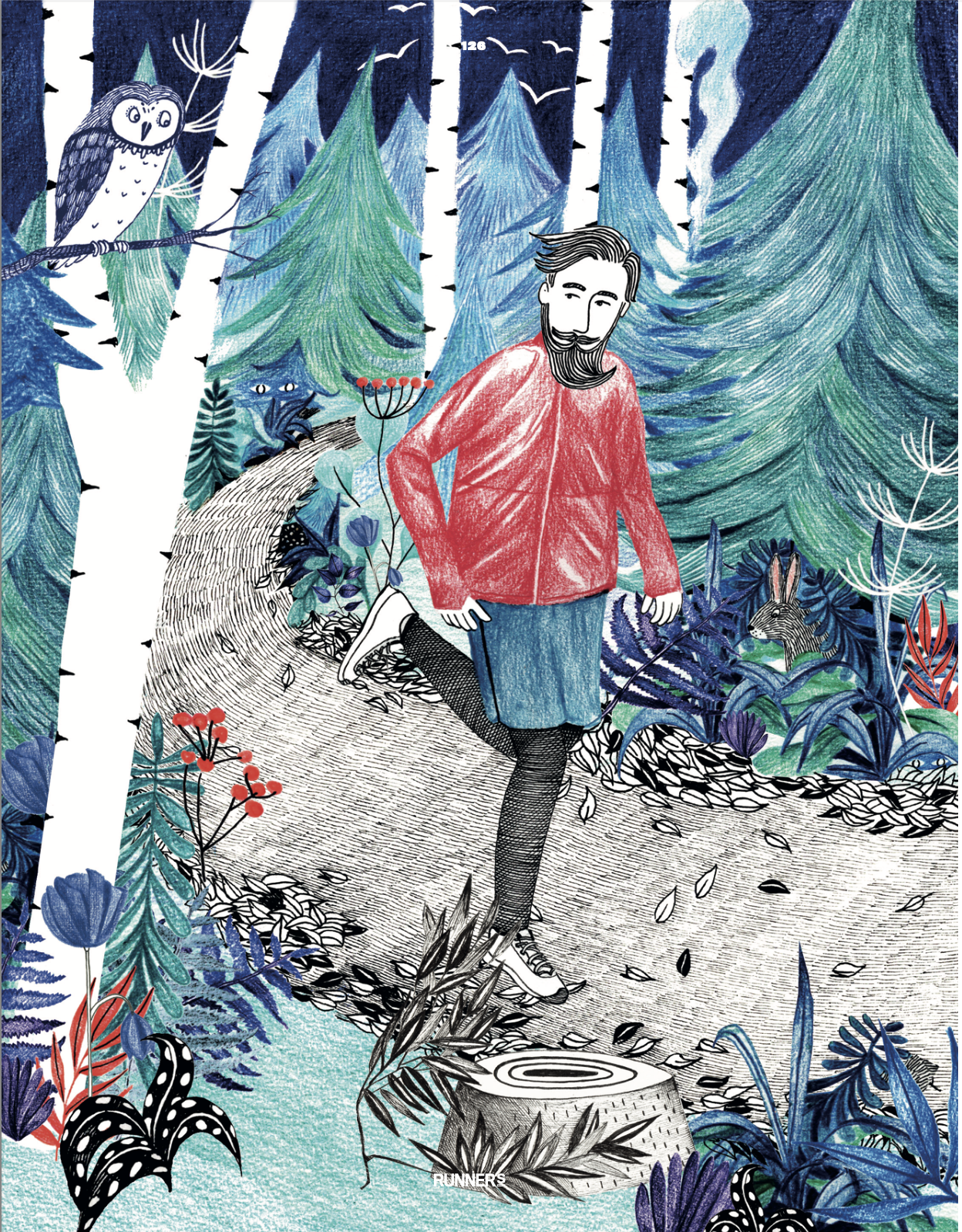 Illustratie voor magazine
