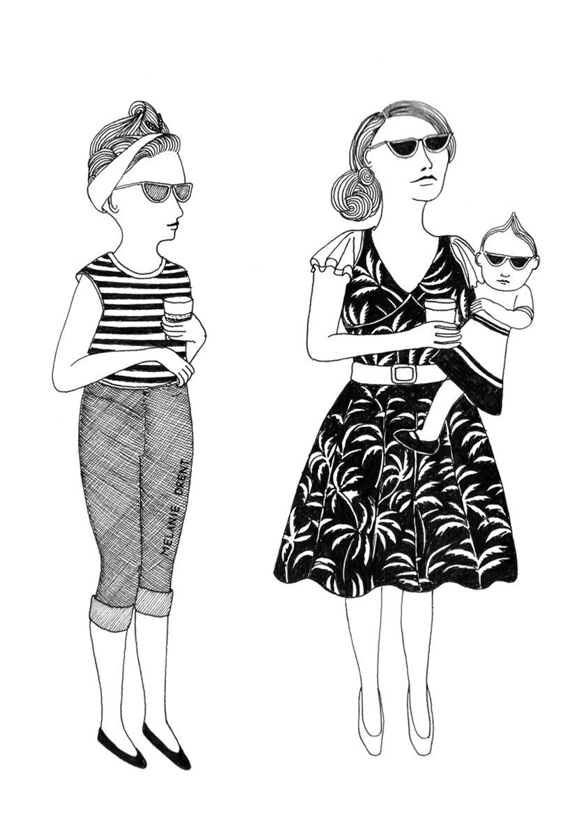 lijntekening bluegrass