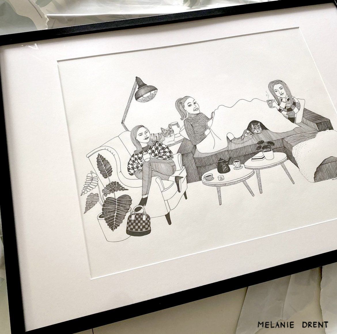 illustratie van familie laten maken