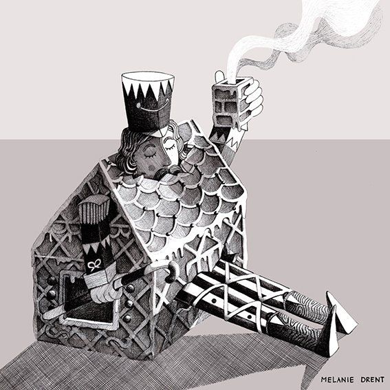 zwart-wit illustratie bij artikel