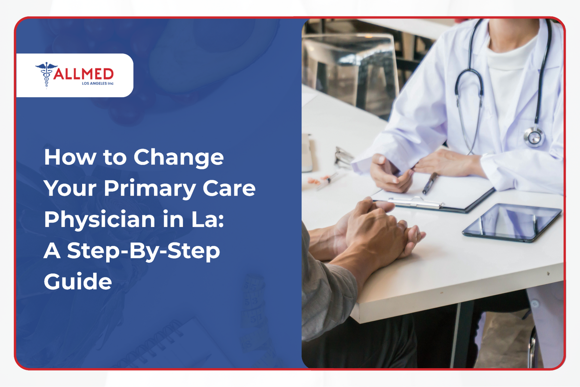 Patient consulting with AllMed LA primary care physician about mild symptoms to prevent progression.