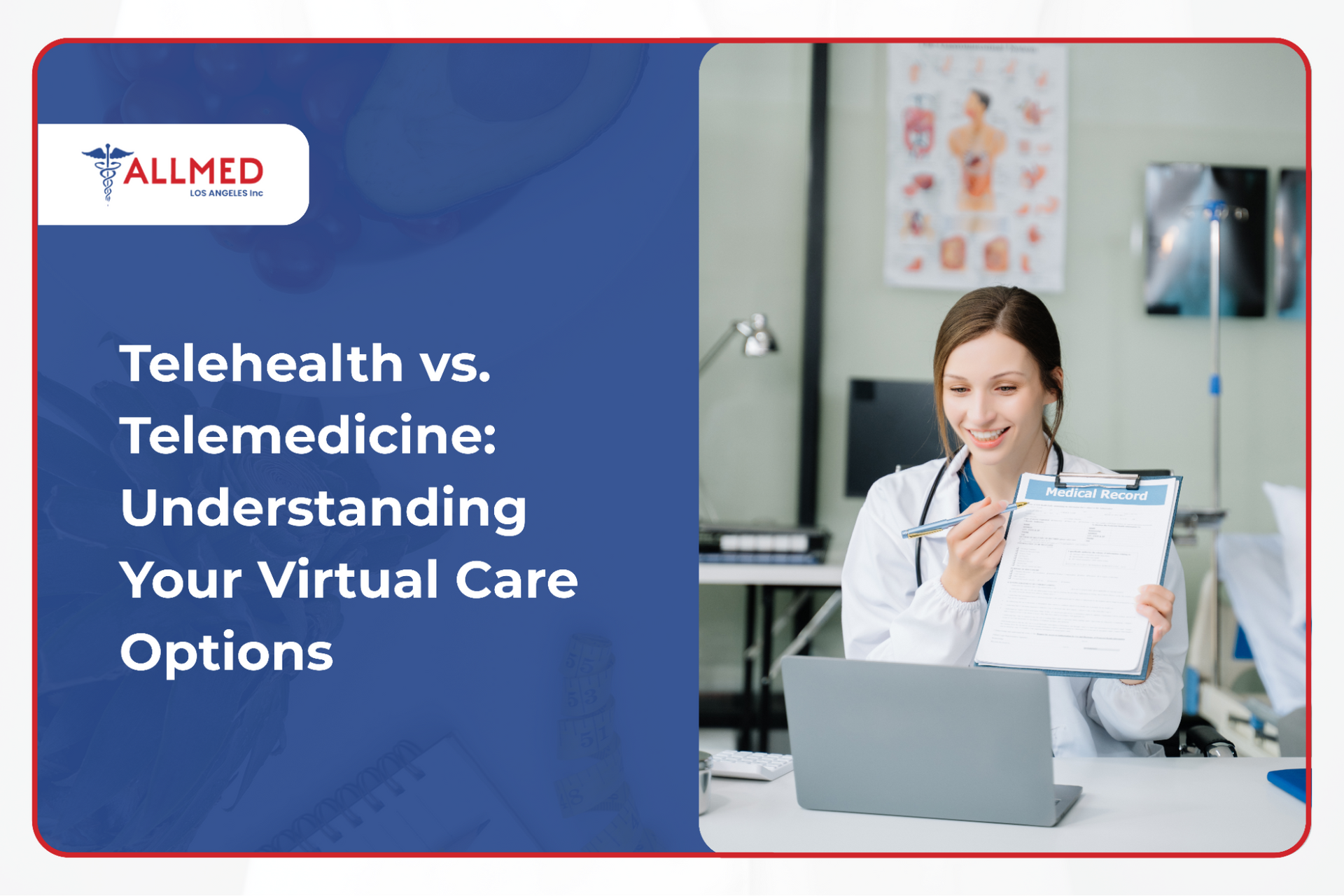 Allmed LA healthcare providers ensure continuous care through convenient telehealth services.
