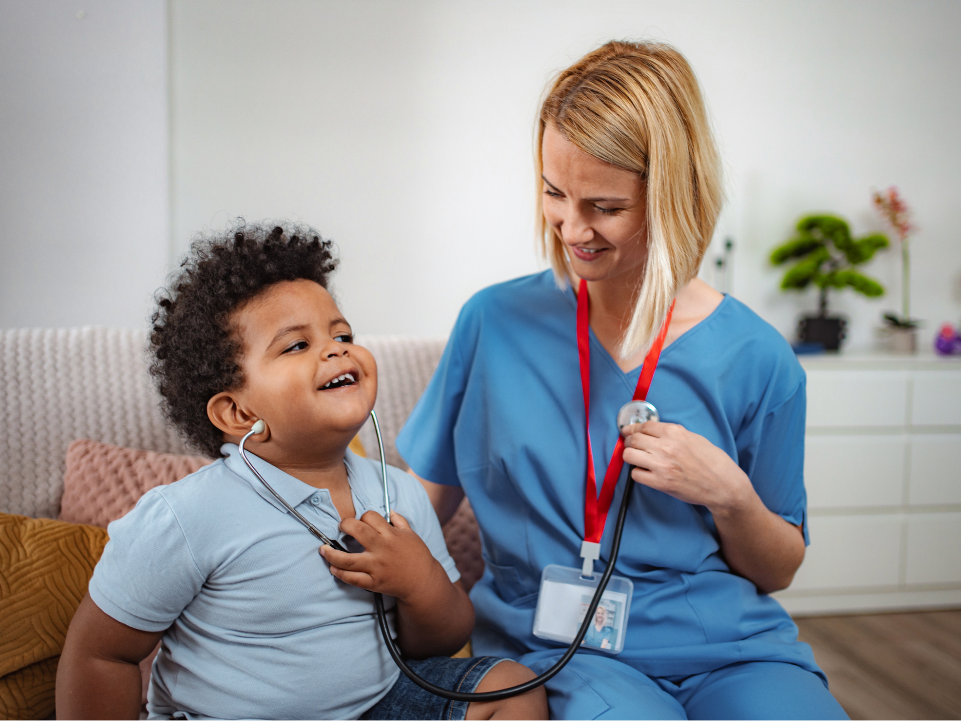 The right primary care physician makes even a child feel comfortable in their care.