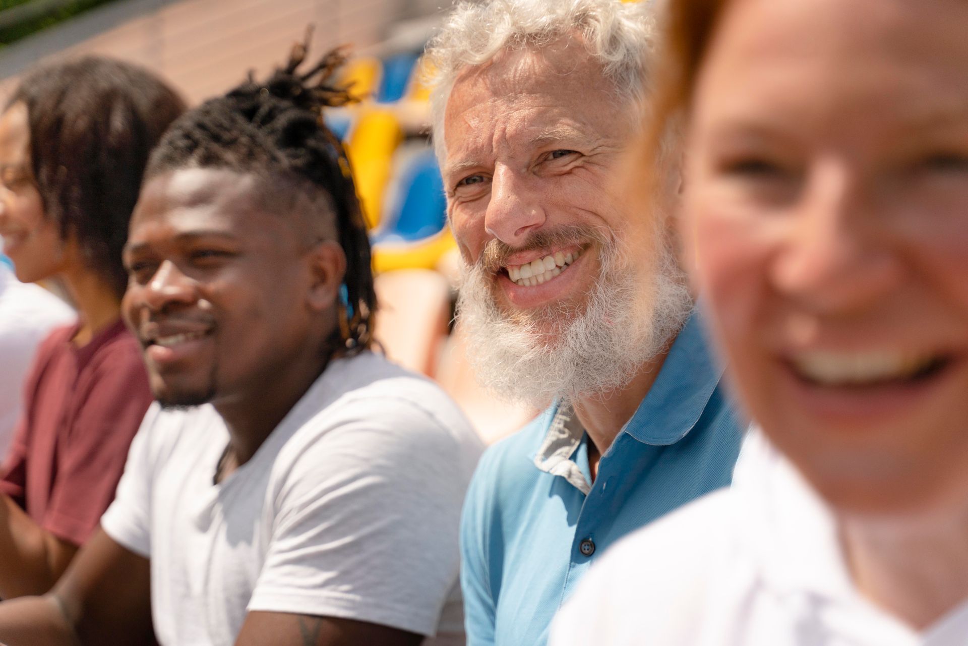 People of different ages, genders, and races seeking accessible healthcare