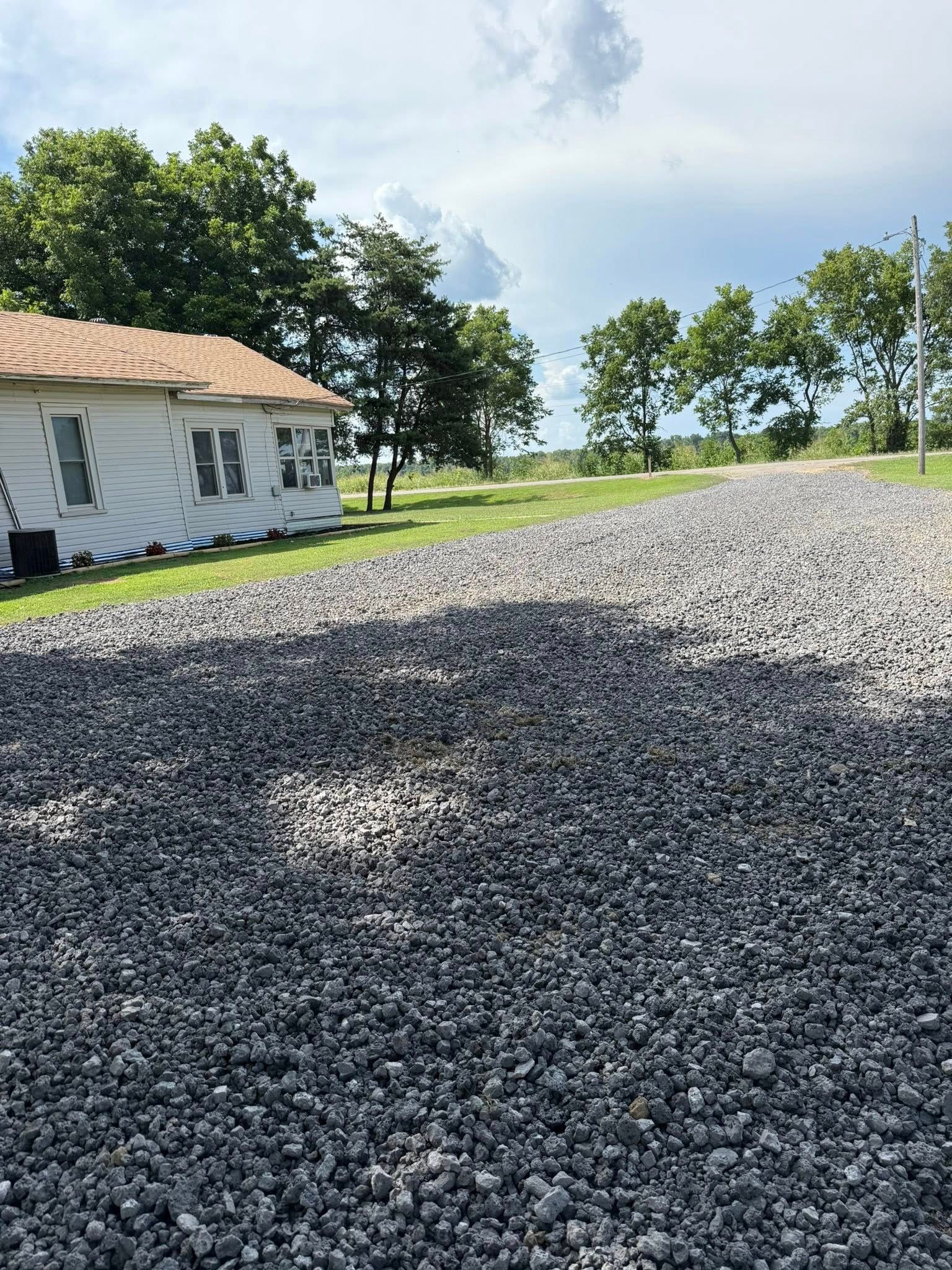 gravel driveway