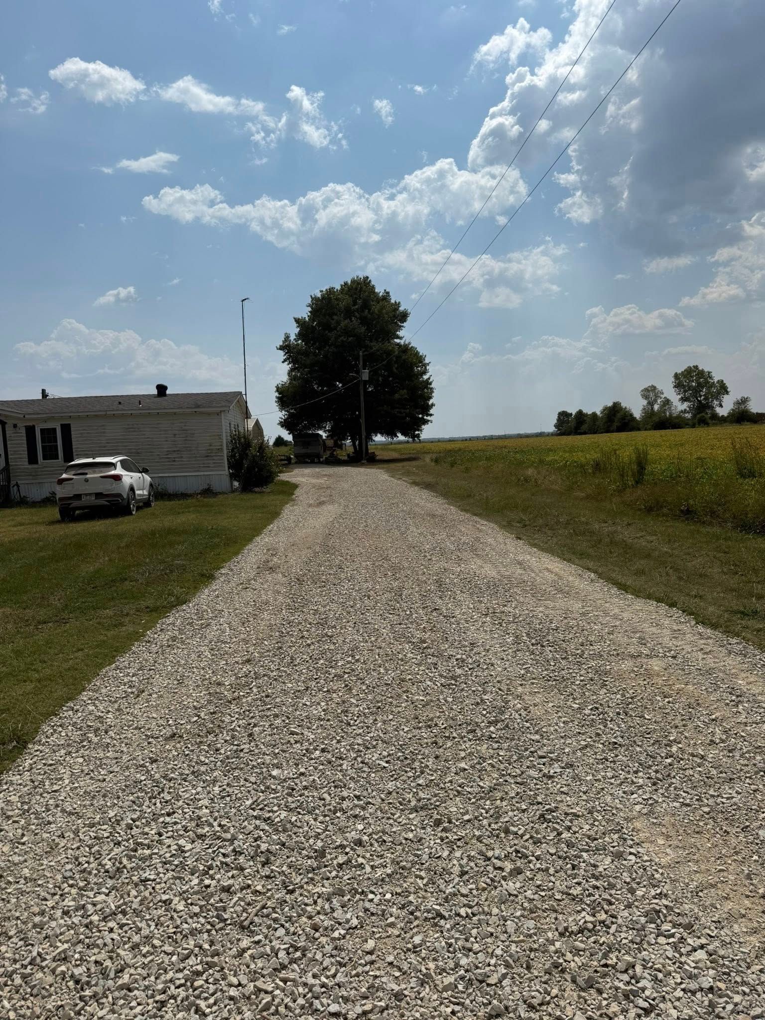 gravel driveway