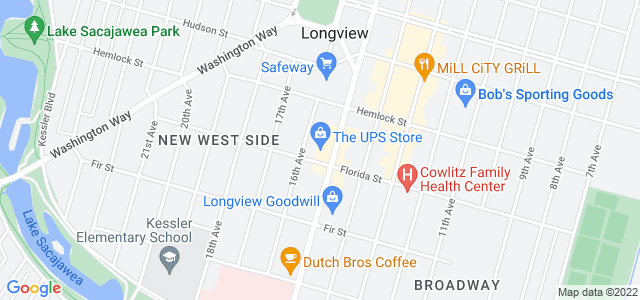 Map of business location