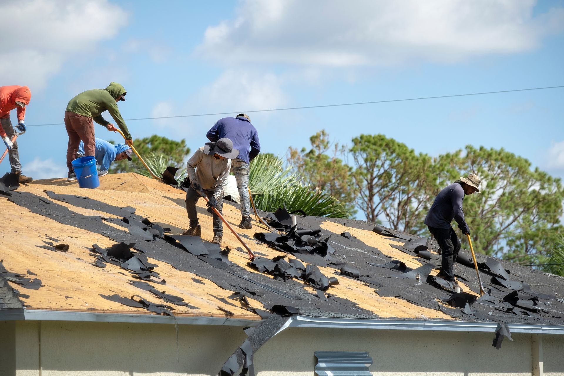 storm damage roof repair in Opelika, GA