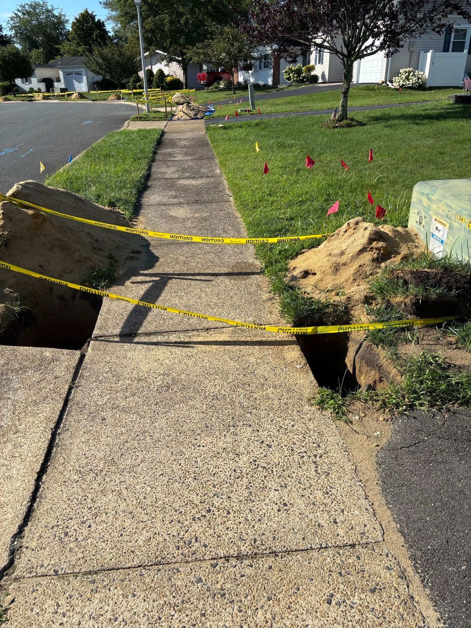 Going under sidewalks