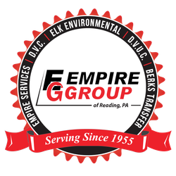 The logo for the empire group of reading pa