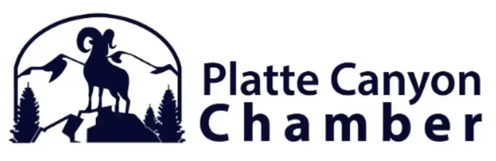 Logo: Bighorn sheep silhouette in front of mountains, text