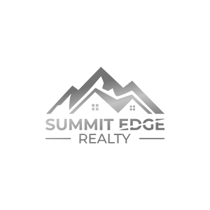 A logo for a real estate company called summit edge realty