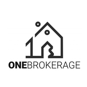 A logo for a real estate company called onebrokerage