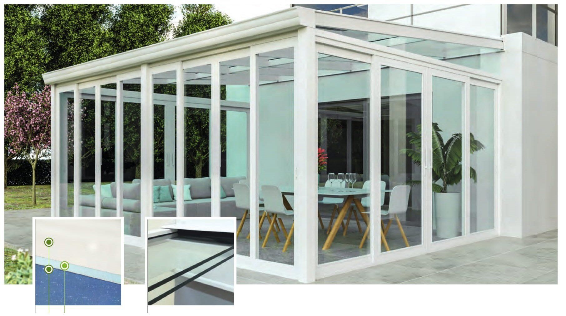 Veranda in vetro