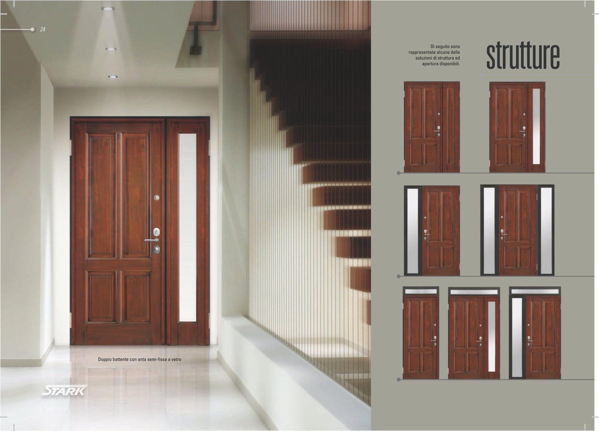 Porta blindata in legno