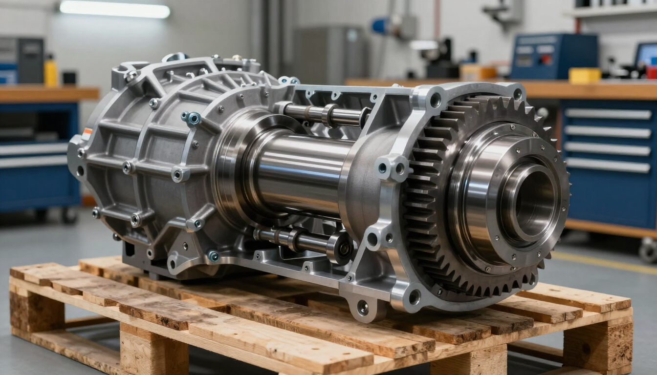 Close up of engine parts