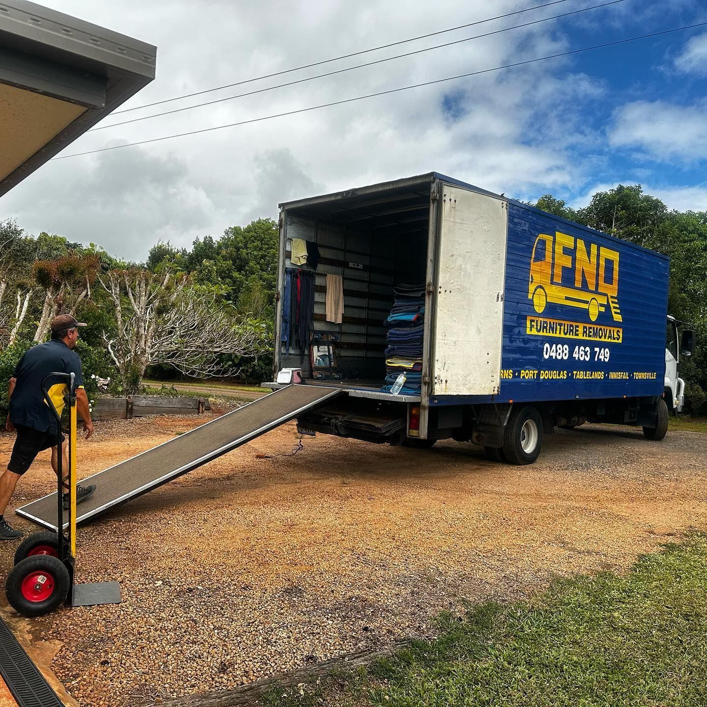 An Office Chair is Wrapped in Plastic Wrap in a Moving Office — FNQ Furniture Removals in Ingham, QLD