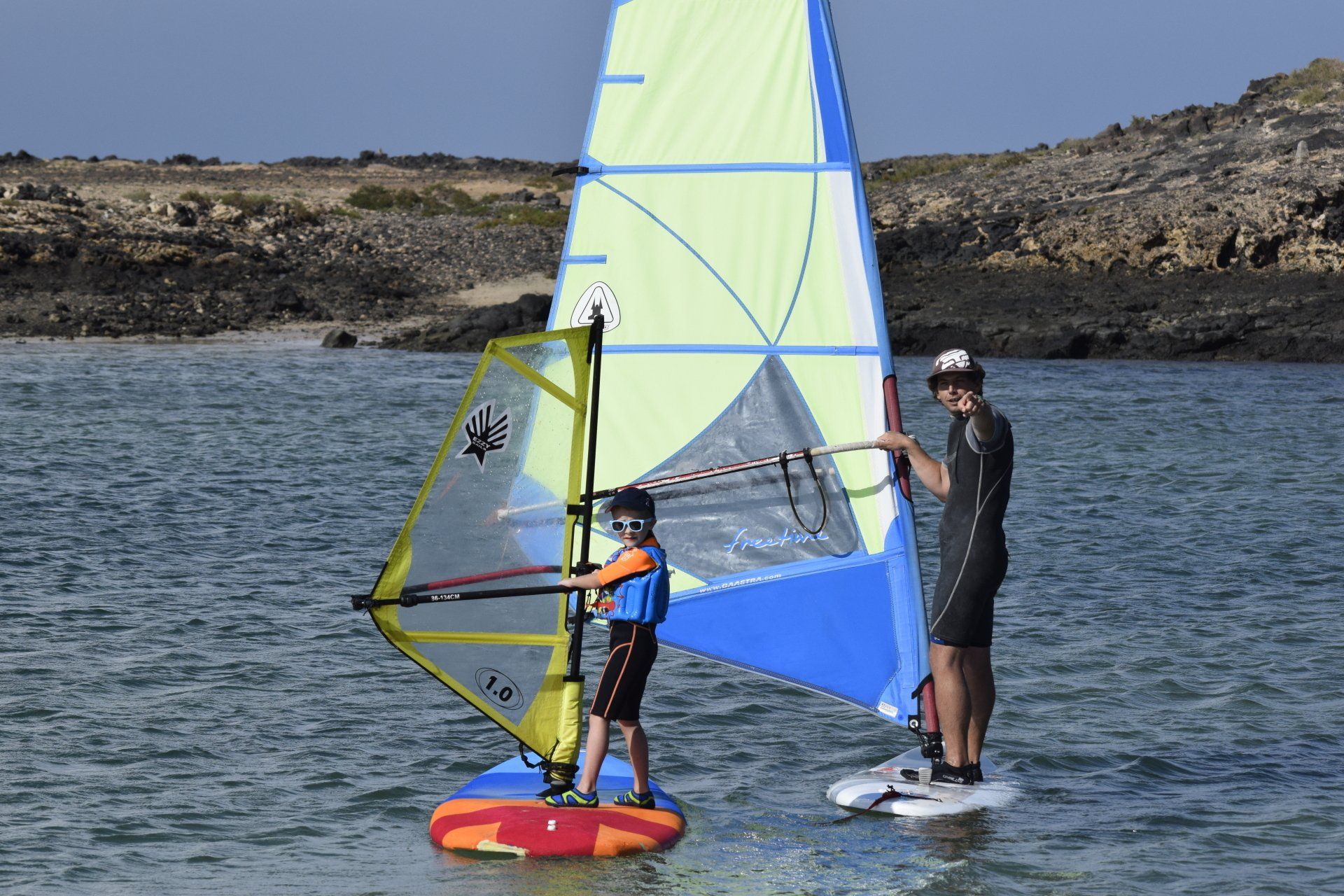 Kids windsurf classes
