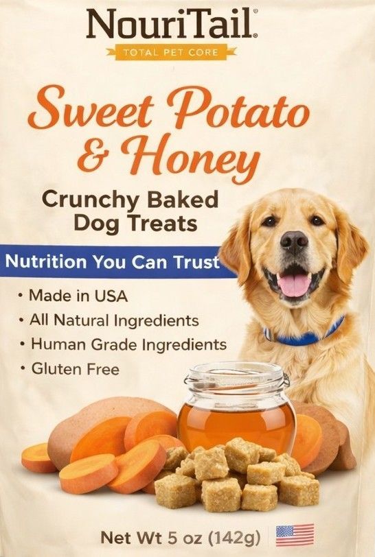 NouriTail Peanut Butter & Blueberry/ Sweet Potato and Honey