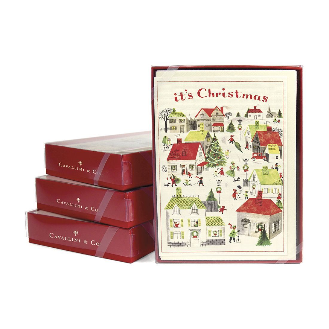 Postais Vintage Christmas Village (9.5X14cm)