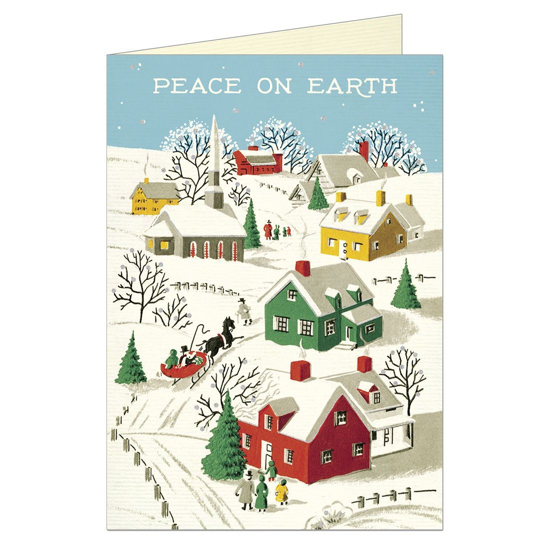 Postais Vintage Peace on Earth (9.5X14cm)