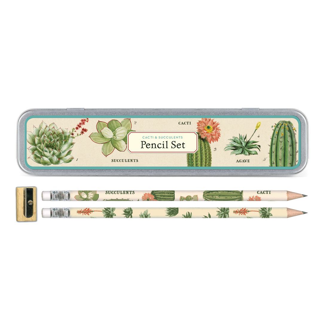 Conjunto de Lápis Succulents (22X5cm)