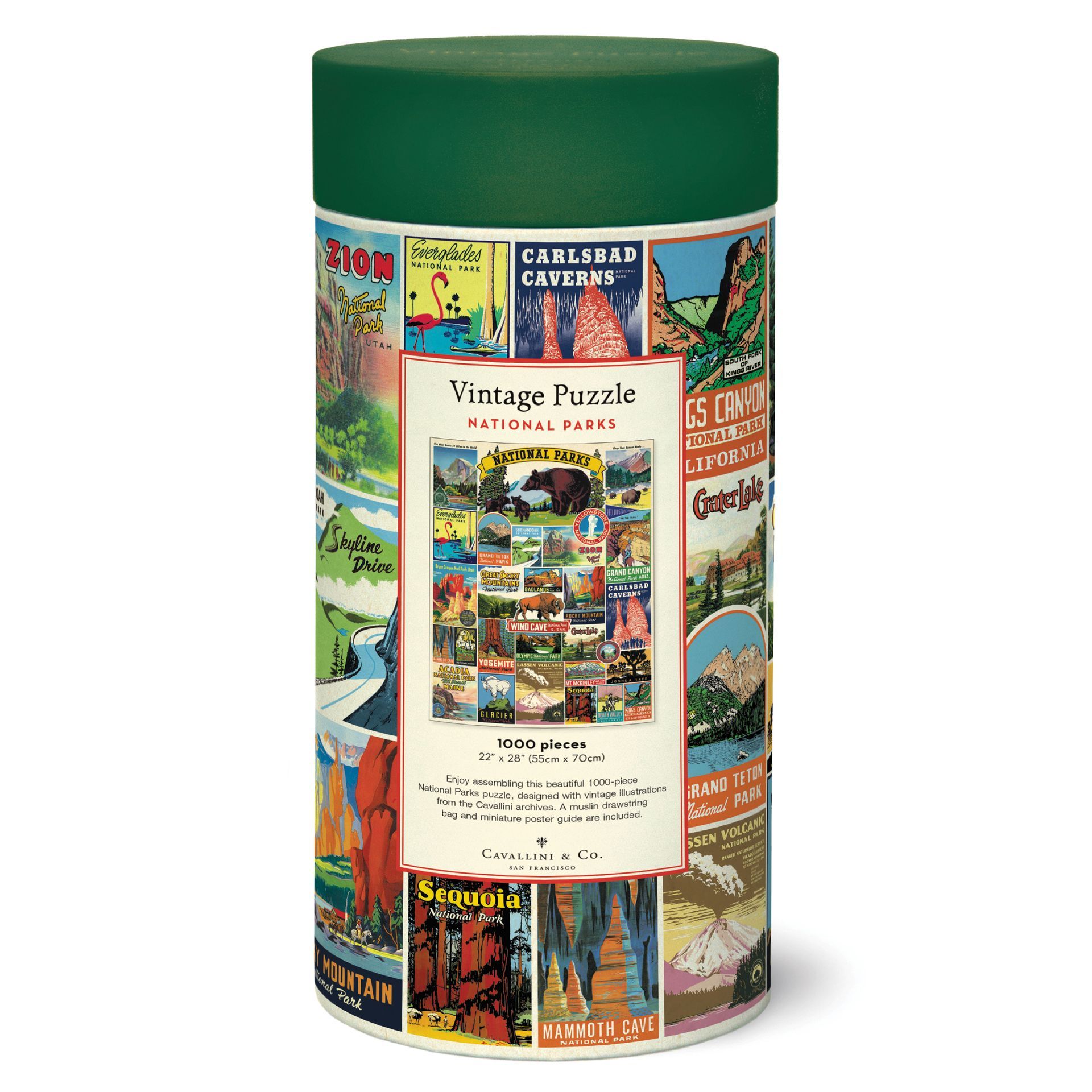 Puzzle National Parks 1000 Peças (55X70cm)