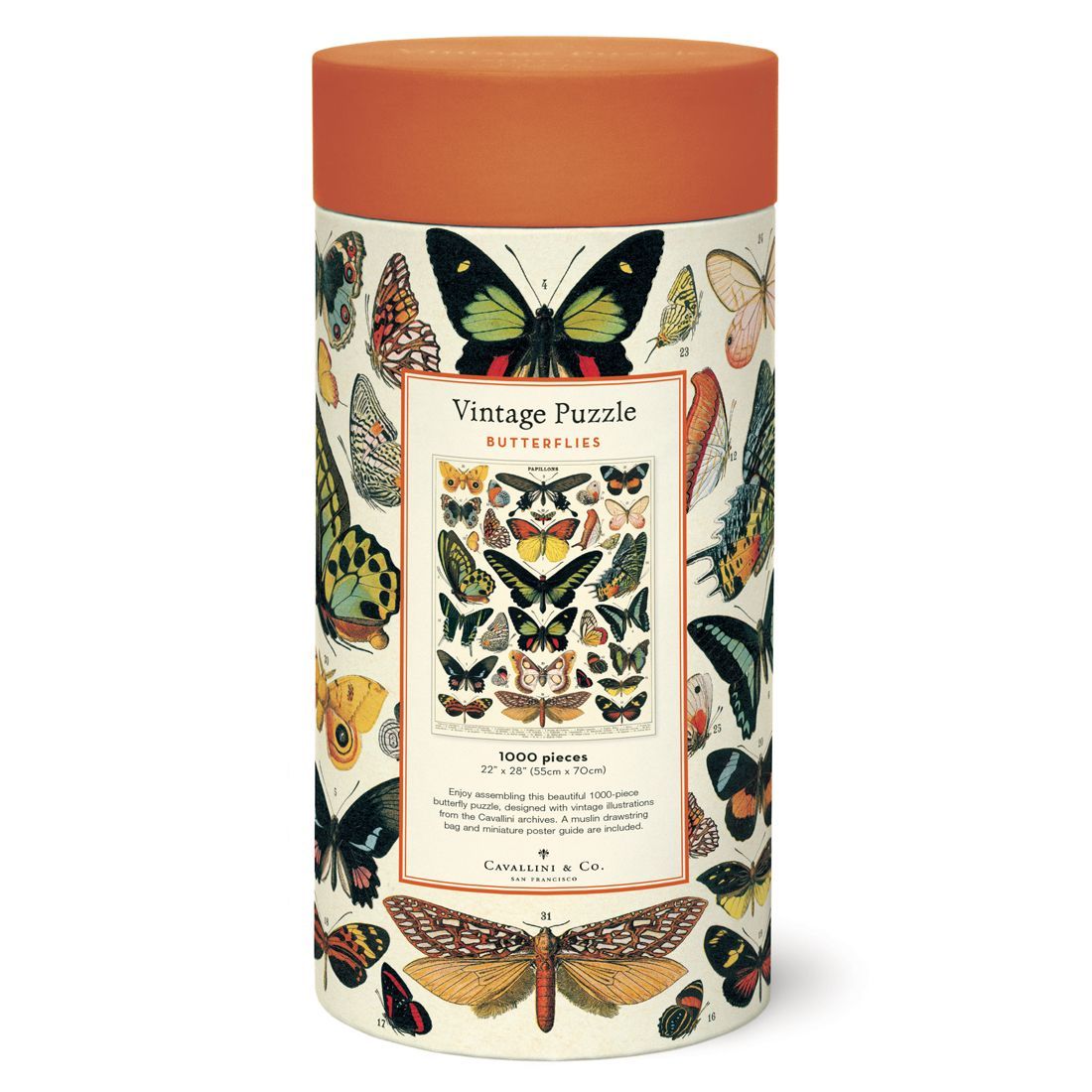 Puzzle Butterflies 1000 Peças (55X70cm)