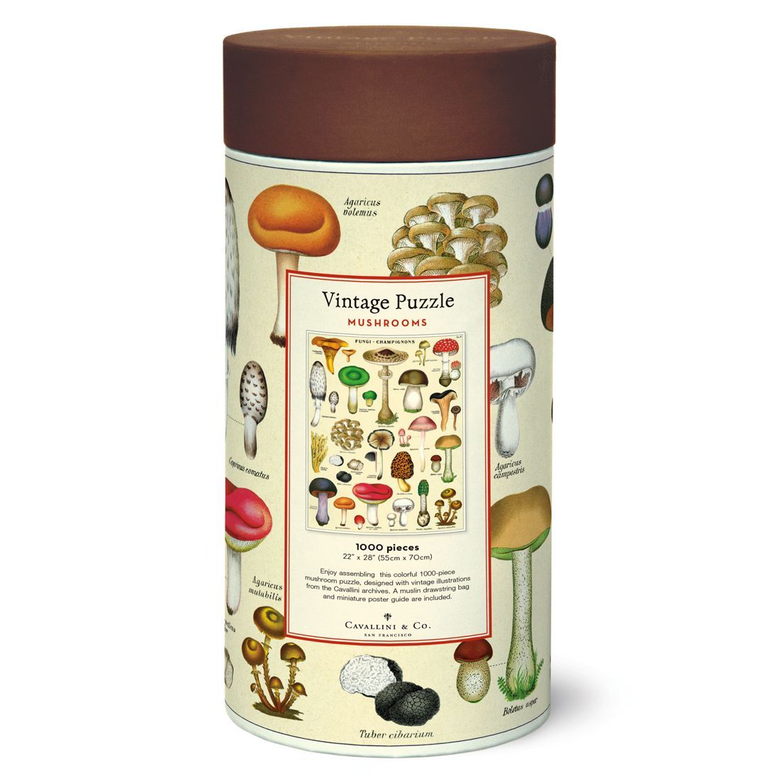Puzzle Mushrooms 1000 Peças (55X70cm)