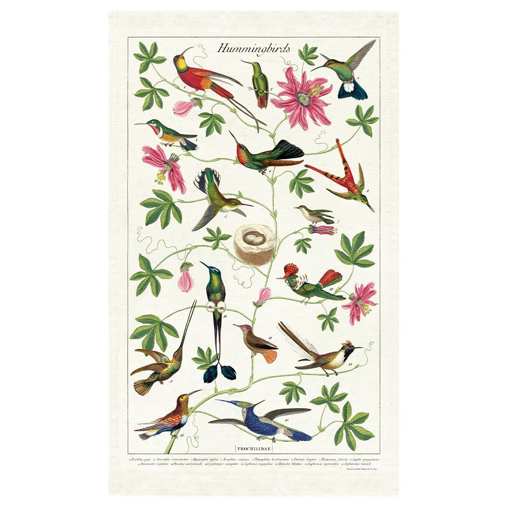 Toalha de Chá Hummingbirds (48X80cm)