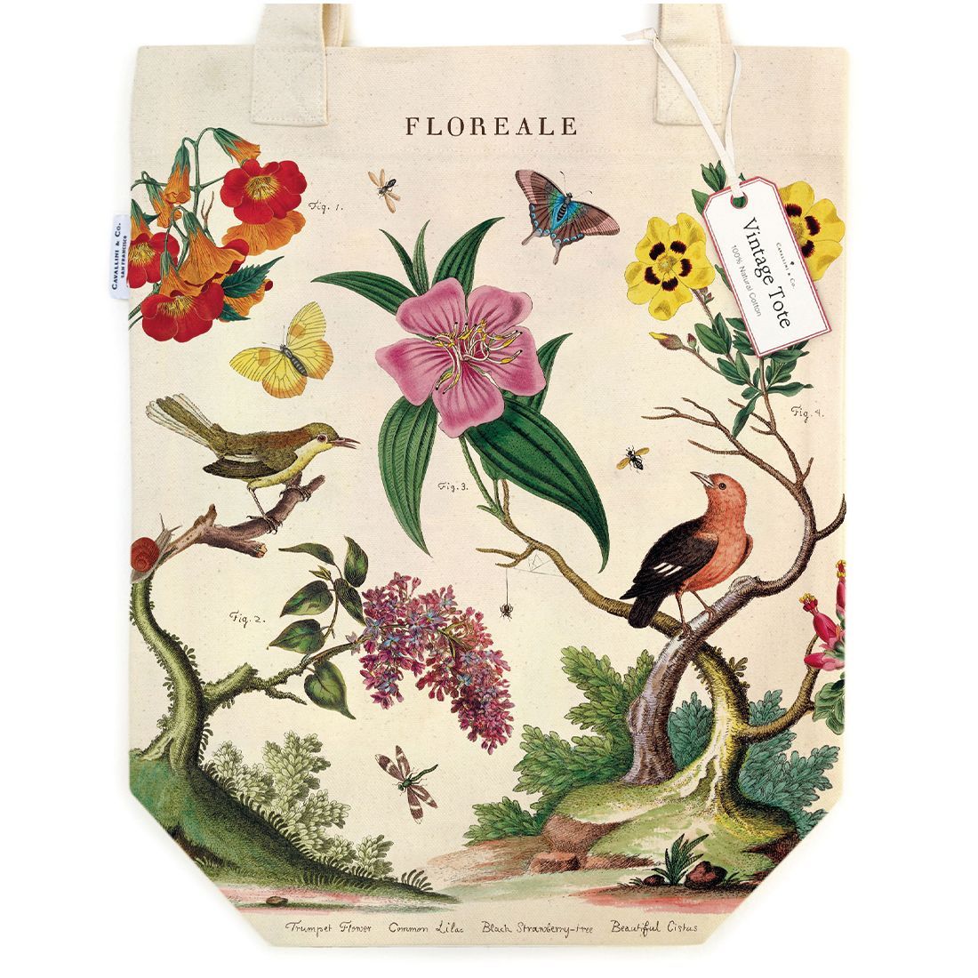 Tote Bag Floreale (33X40.5cm)