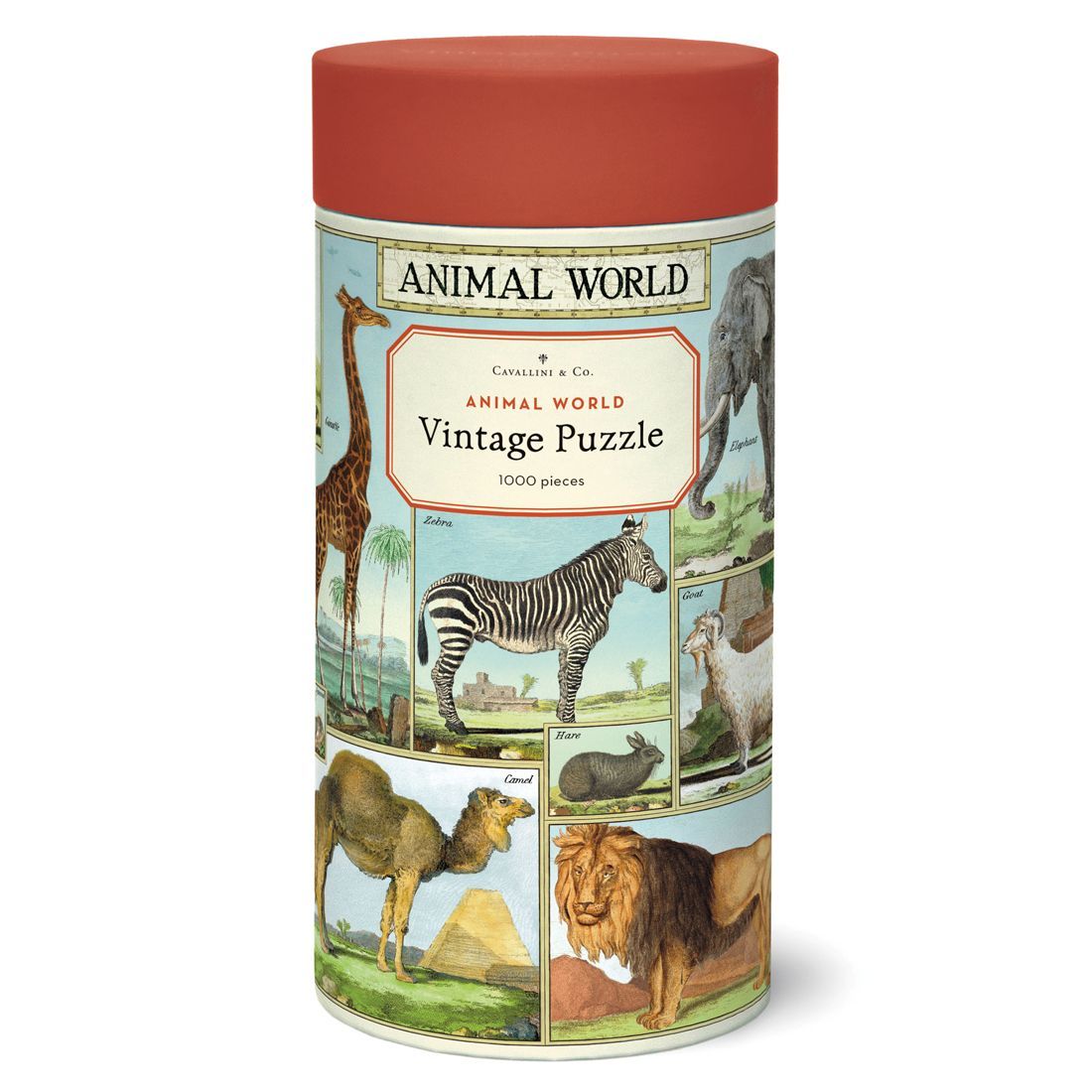 Puzzle Animal World 1000 Peças (55X70cm)