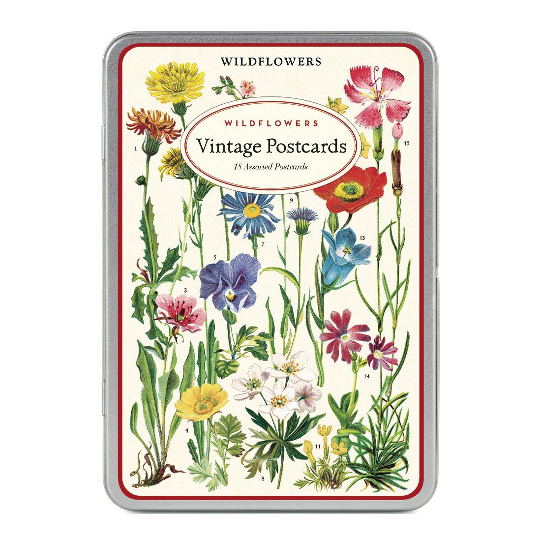 Postais Vintage Wildflowers 2 (9.5X14cm)