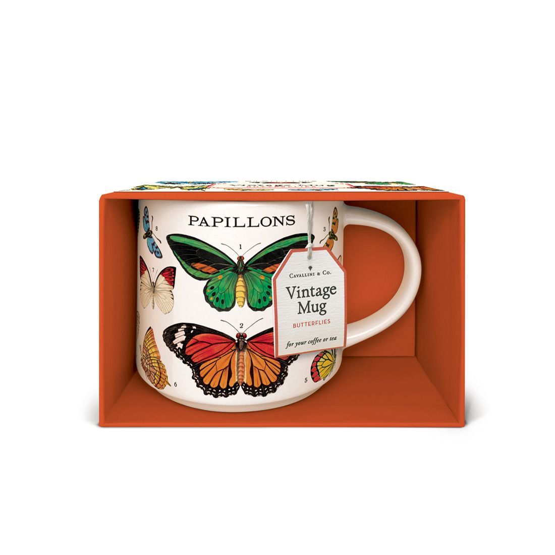 Caneca Vintage Butterflies