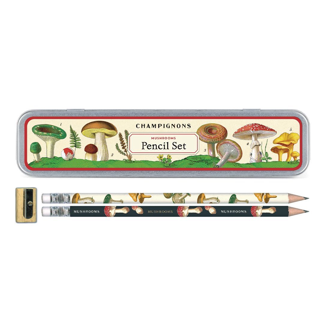 Conjunto de Lápis Mushrooms (22X5cm)