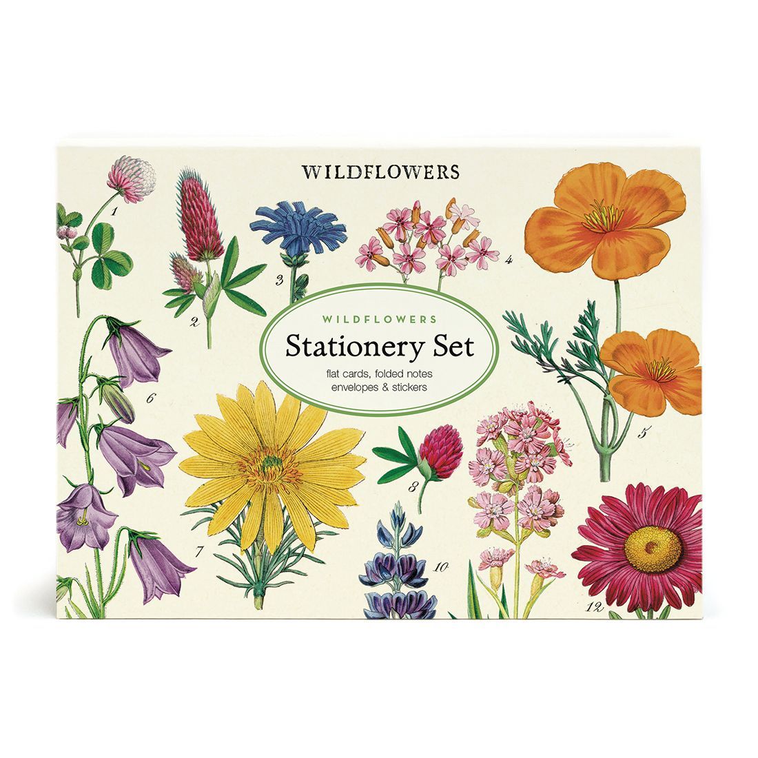 Set de Papelaria Wildflowers (13X17X4cm)