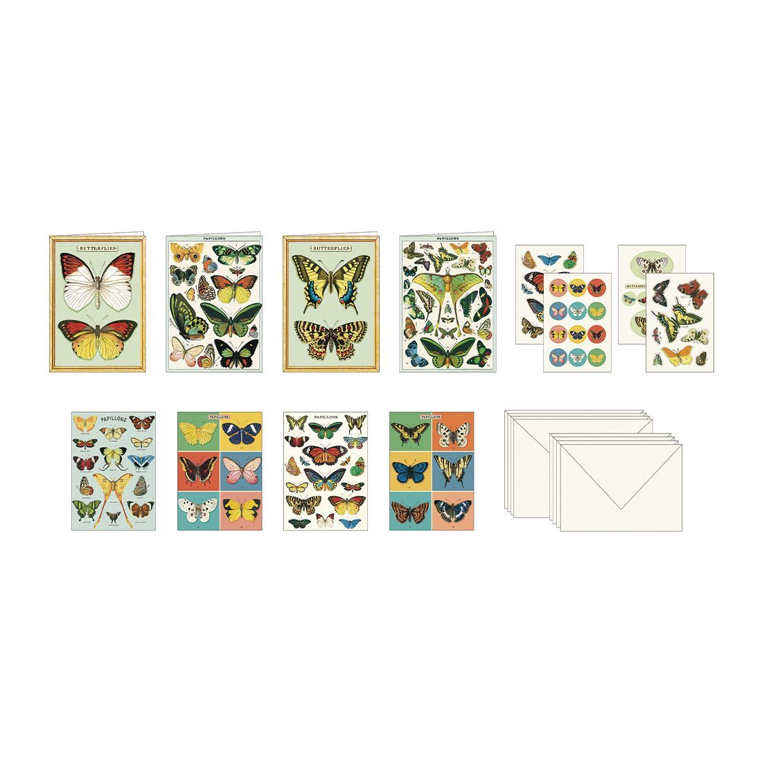 Set de Papelaria Butterflies (13X17X4cm)