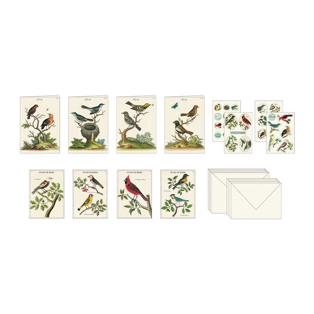 Set de Papelaria Birds (13X17X4cm)