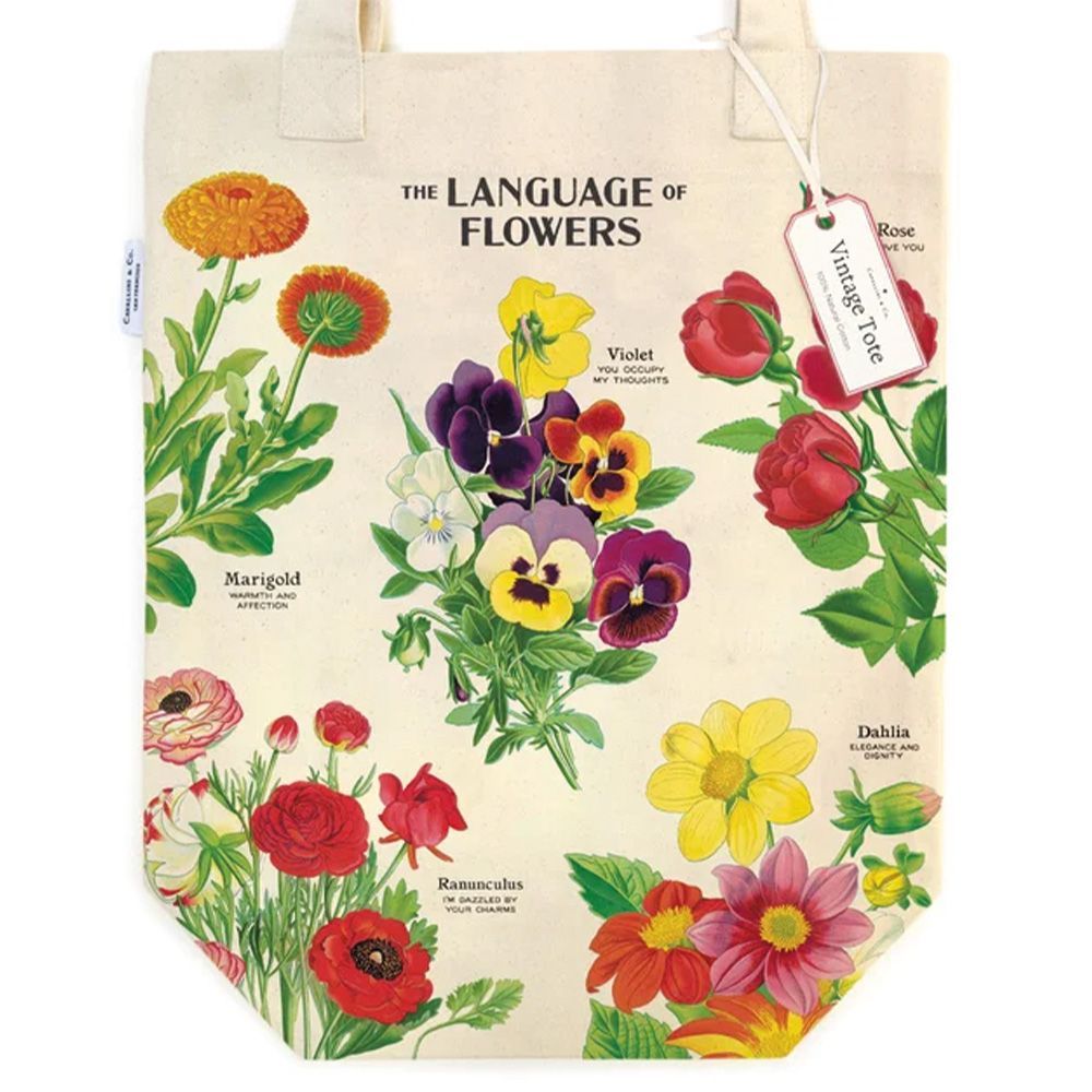 Tote Bag Language of Flowers (33X40.5cm)
