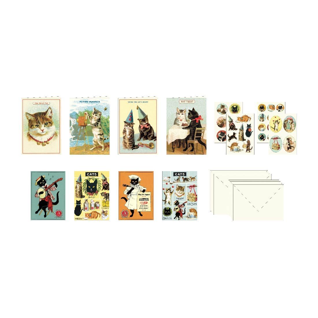 Set de Papelaria Cats (13X17X4cm)