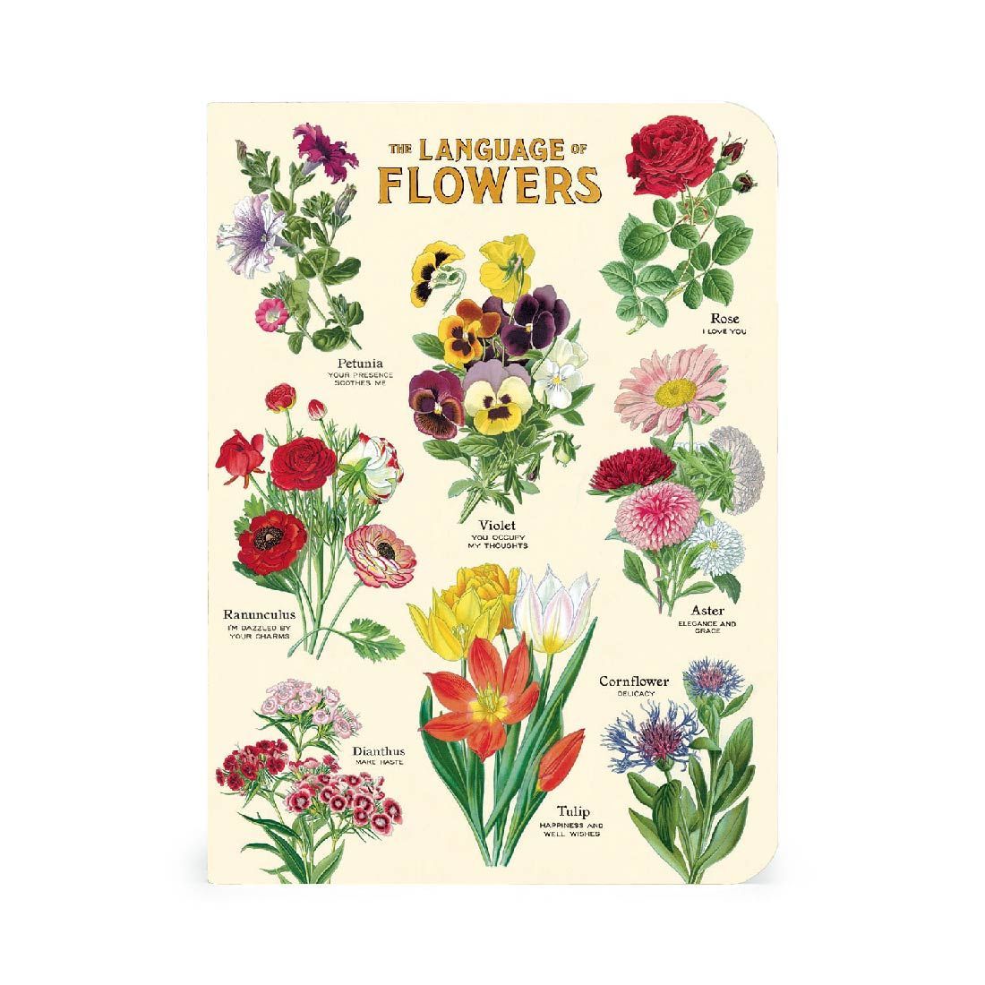 Mini Caderno Language of Flowers (10X14cm)