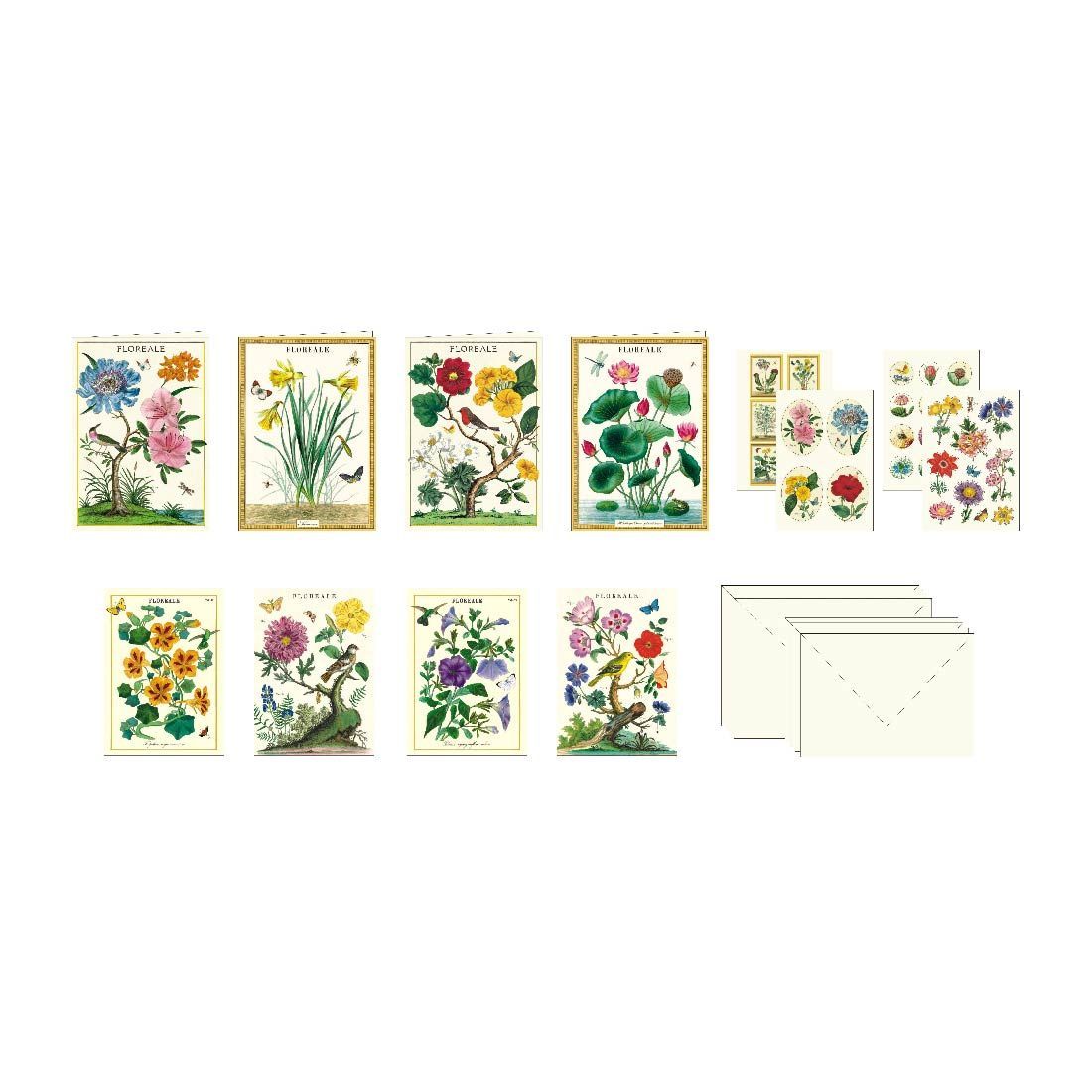 Set de Papelaria Floreale (13X17X4cm)