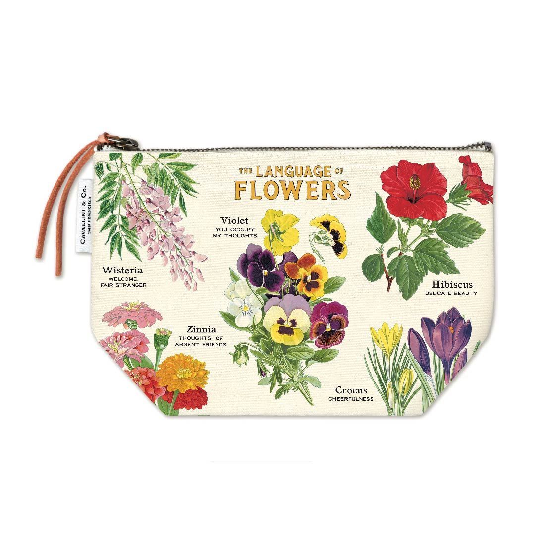 Bolsa Vintage Language of Flowers (15X22cm)